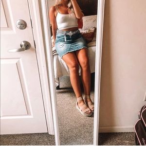 denim skirt